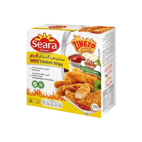 SEARA SPICY CHICKEN STRIPS ZINGZO 350 GMS