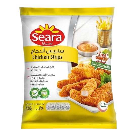 SEARA CHICKEN STRIPS 750 GMS