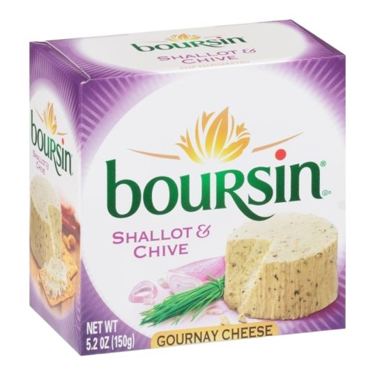 BOURSIN CHEESE SHALLOTS & CHIVES 5.28 OZ