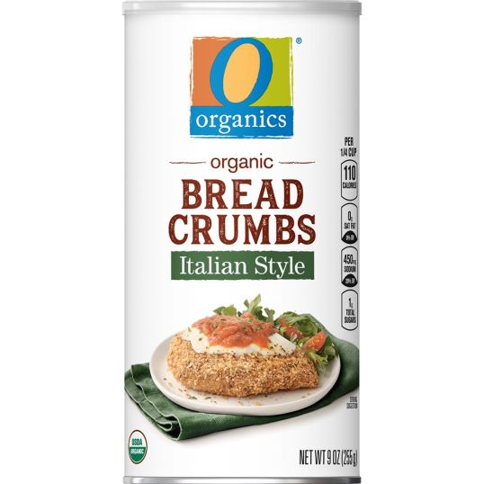 O ORGANIC BREAD CRUMBS ITALIAN STYLE 9 OZ