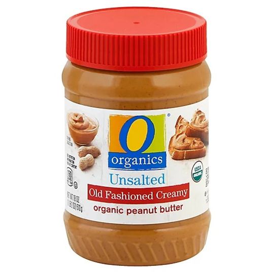 O ORGANIC PEANUT BUTTER OLD FASHIONED CREAMY 16 OZ