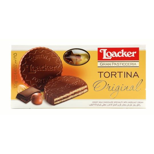 LOACKER TORTINA BISCUITS ORIGINAL 125 GMS