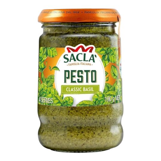 SACLA CLASSIC PESTO BASIL 190 GMS