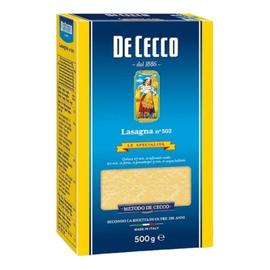 DE CECCO LASAGNA RICCIA 500 GMS