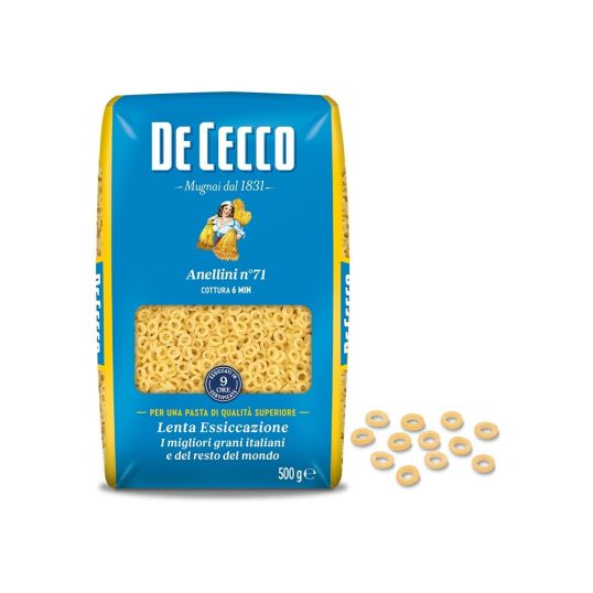 DE CECCO ANELLINE RINGS 500 GMS