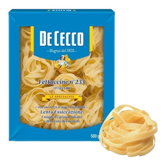 DE CECCO FETTUCINE NIDI SEMOLA 500 GMS