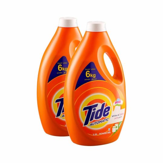 TIDE POWER GEL WHITE COLOUR 2.8 LTR 1+1 FREE