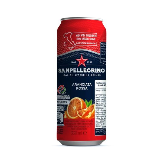 SAN PELLEGRINO ARANCIATA ROSSA SPARKLING BEVERAGE 330 ML