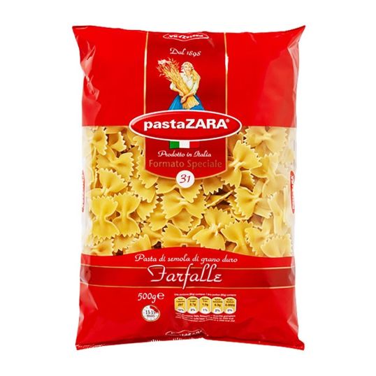 PASTA ZARA FARFALLE PASTA #031 500 GMS