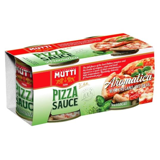 MUTTI FLAVOURED PIZZA SAUCE 2X210 GMS