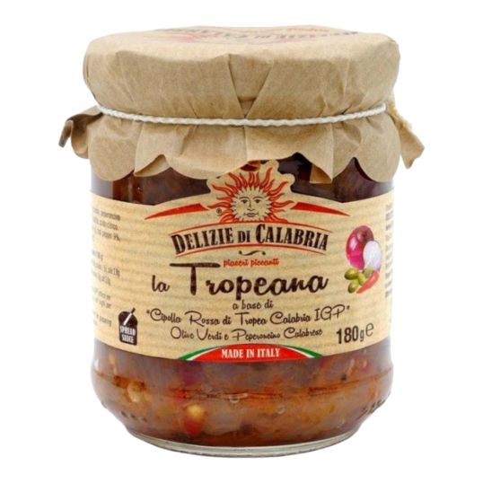 DELIZIE DI CALABRIA TROPEANA SWEET RED TROPEAN ONION SPREAD 180 GMS