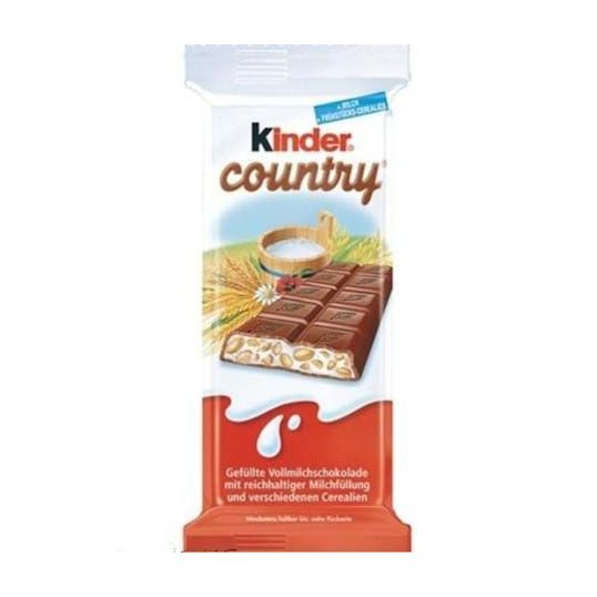 KINDER COUNTRY CHOCOLATE BAR 23.5 GMS