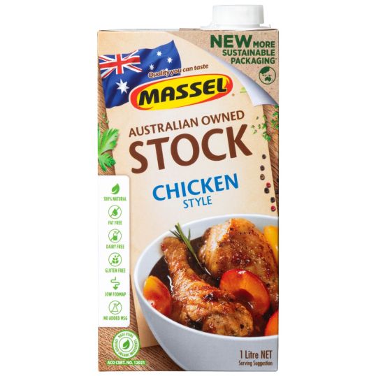 MASSEL ORGANIC CHICKEN STYLE STOCK 1 LTR