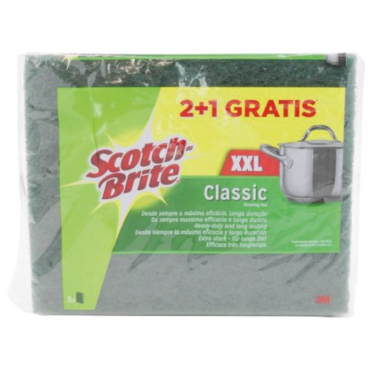 3M SCOTCH BRITE SCOURING PAD 2+1 FREE