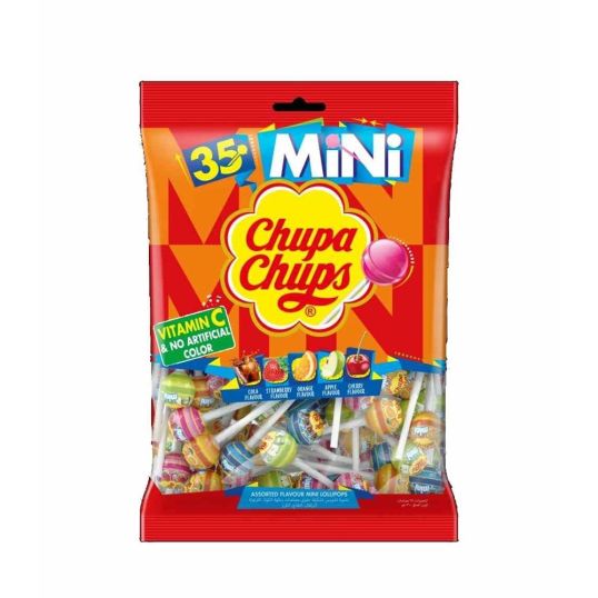 CHUPA CHUPS MINI LOLLIPOPS BAG 210 GMS