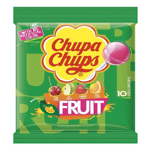 CHUPA CHUPS LOLLI POPS FRUIT FLAVOUR IN BAGS 120 GMS