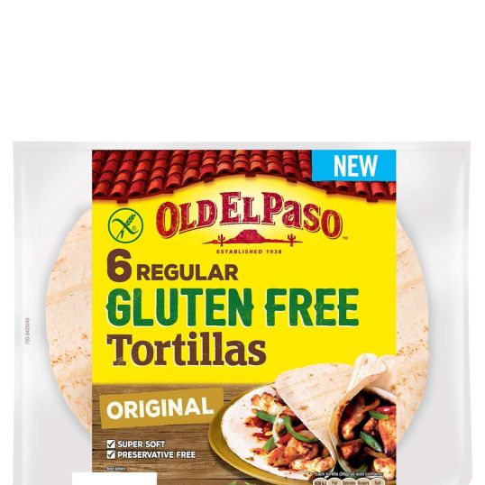 OLD ELPASO GLUTEN FREE TORTILLAS 216 GMS