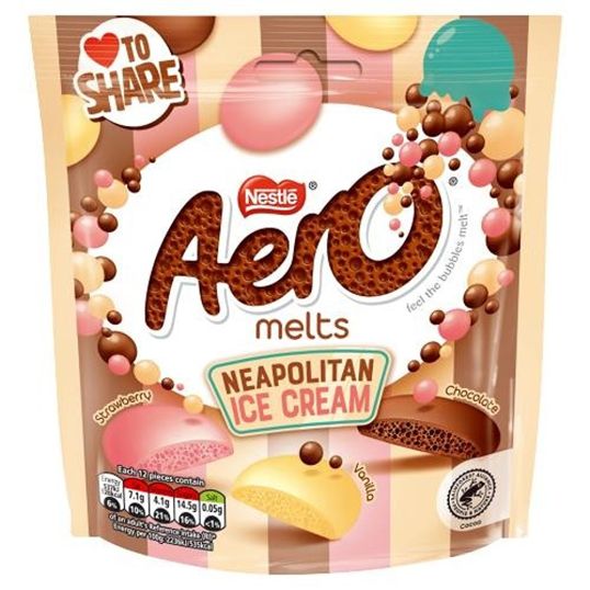 AERO MELTS NEAPOLITAN POUCH 86 GMS