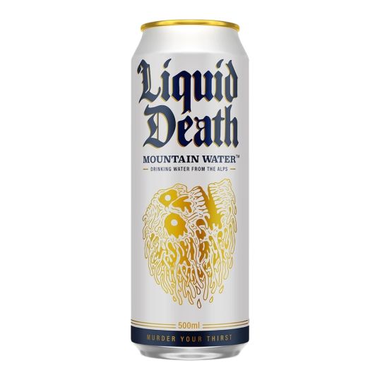 LIQUID DEATH STILL MOUNTAIN WATER 500 ML