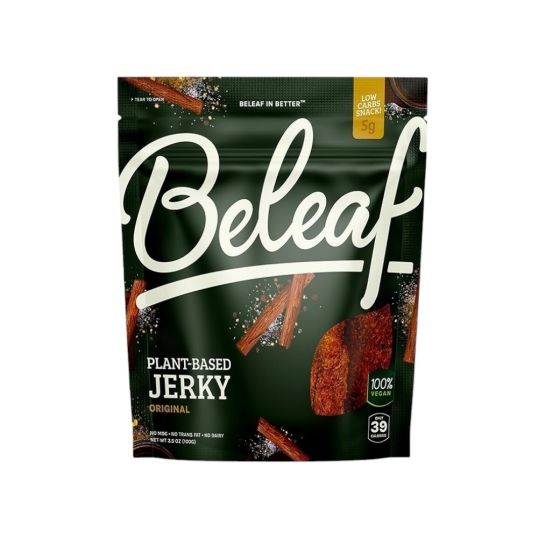 BELEAF PLANT BASED ORIGINAL JERKY 3.5 OZ