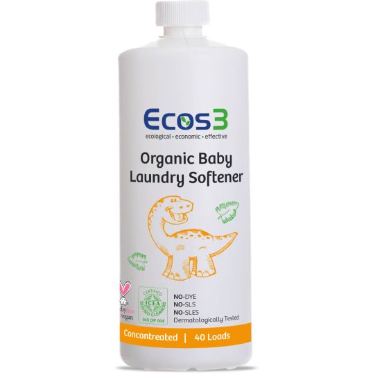 ECOS3 ORGANIC BABY LAUNDRY SOFTENER 1 LTR