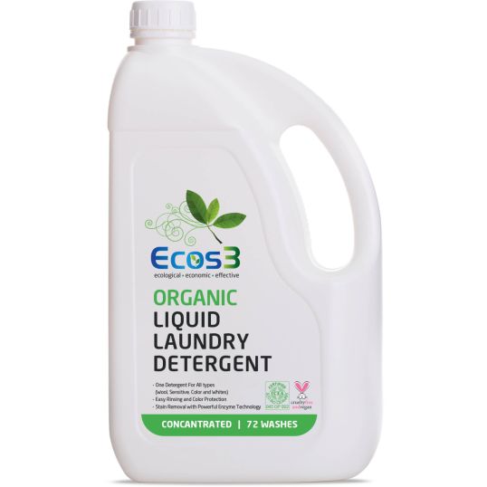 ECOS3 ORGANIC LIQUID LAUNDRY DETERGENT 2.5 LTR