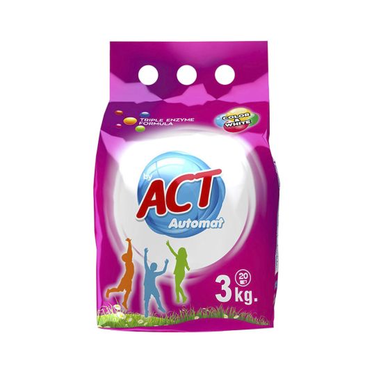 ACT AUTOMAT DETERGENT POWDER 3 KG