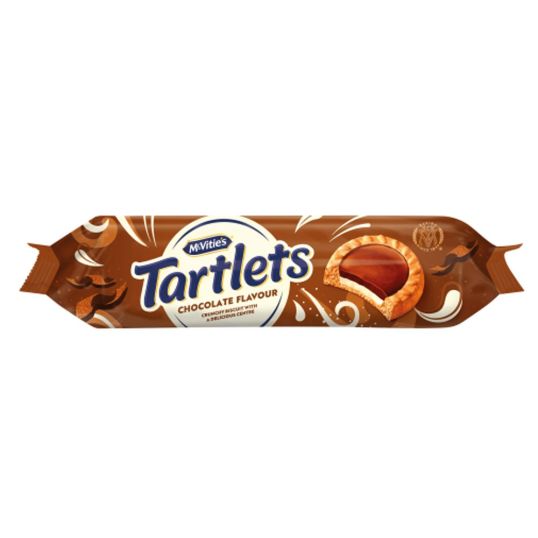 MCVITIES TARTLETS MILK CHOCOLATE 100 GMS