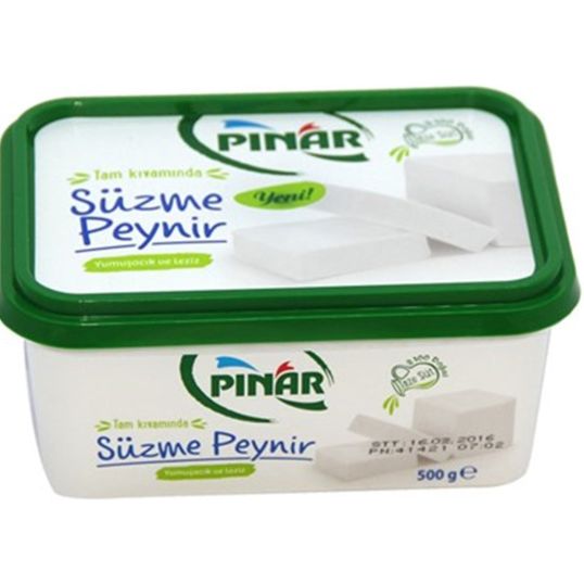 PINAR DOUBLE CREAM WHITE CHEESE 500 GMS