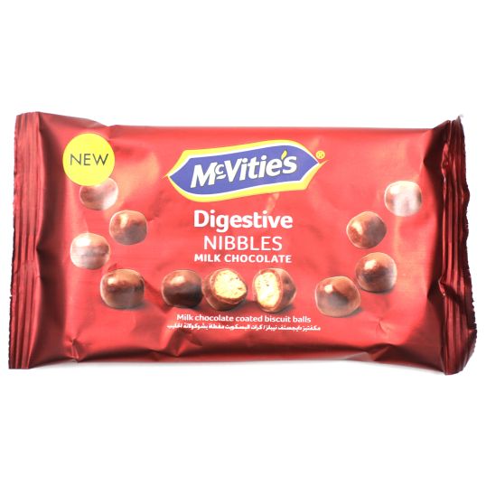 MCVITIES DIGESTIVE NIBBLES CHOCOLATE 37 GMS