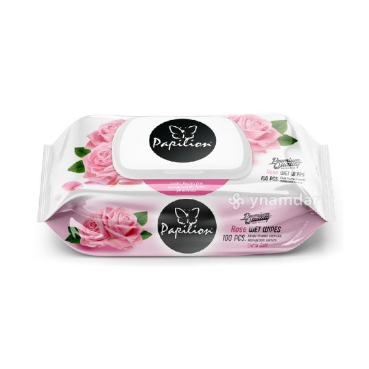 PAPILION ROSE WET WIPE 100'S