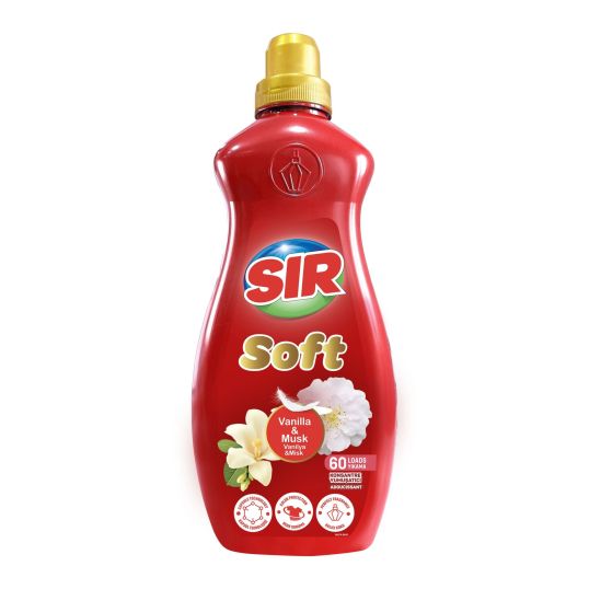 SIR RED SOFT VANILLA MUSK COLOR FABRIC CONDITIONER 1.440 LTR