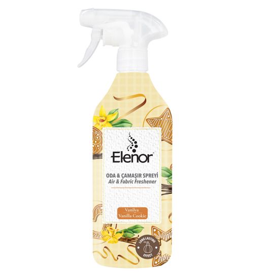 ELENOR AIR FRESH VANILLA COOKIE ROOM LAUNDRY SPRAY 500 ML