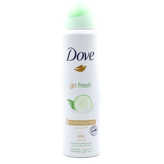 DOVE GOFRESH CUCUMBER & GREEN TEA SCENT DEO SPRAY 150 ML