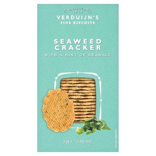 VERDUIJNS SEAWEED CRACKERS 75 GMS