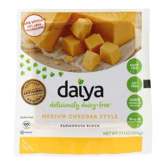 DALYA VEGAN BLOCK CHEESE CHEDDAR STYLE 7.1 OZ