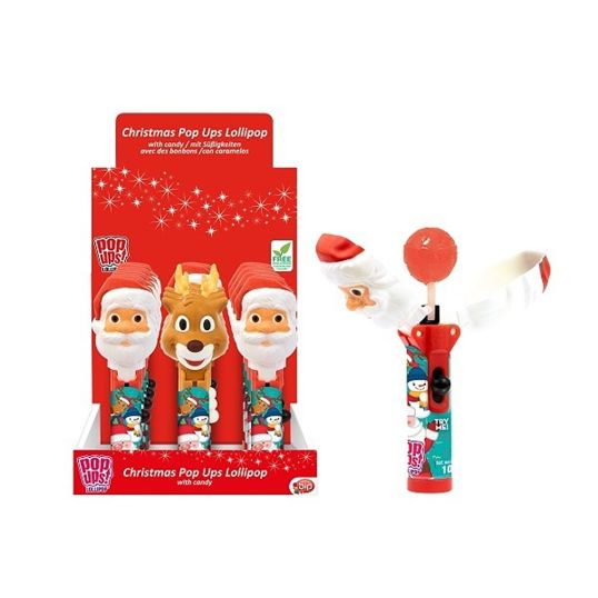 THE NATURAL FAMILY CHRISTMAS POP UPS LOLLIPOP 10 GMS