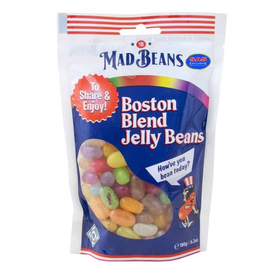 MAD BEANS BOSTON BLEND JELLY BEANS 180 GMS