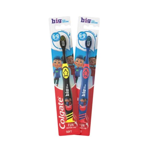 COLGATE TOOTH BRUSH MEDIUM KIDS 6 TO 9 BIG KIDS SMILES 2'S