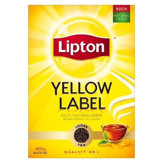 LIPTON YELLOW LABEL LOOSE POWDER 200 GMS