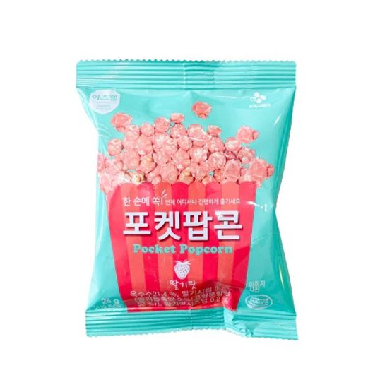 CJ ITS WELL POPKET STRAWBERRY FLAVOR POPCORN 25 GMS