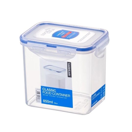 LOCK AND LOCK RECTANGULAR TALL FOOD CONTAINER 850 ML 1'S
