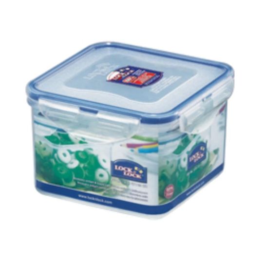 LOCK AND LOCK SQUARE TALL FOOD CONTAINER 860 ML 1'S