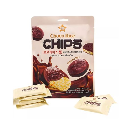 POCKY CHOCO RICE CHIPS 35 GMS