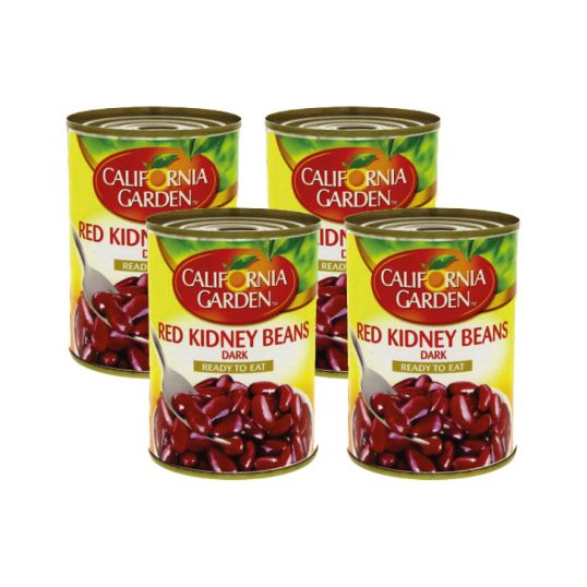 CALIFORNIA GARDEN RED KIDNEY BEANS 4X400 GMS @ SPL.PRICE