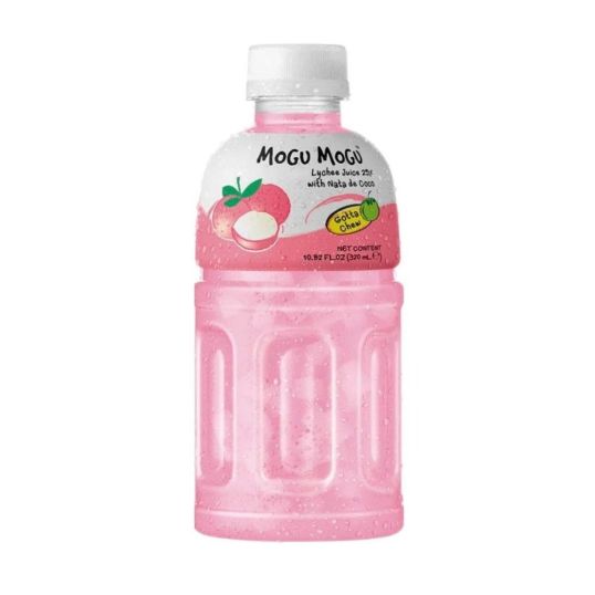 MOGU MOGU LYCHEE FLAVOURED DRINK WITH NATA DE COCO 320 ML