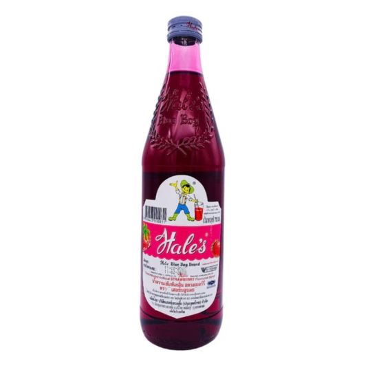 HALES BLUE BOY THAI STRAWBERRY FLAVOURED SYRUP 710 ML