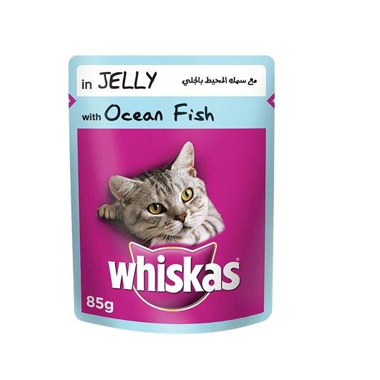 WHISKAS IN JELLY WITH OCEAN FISH