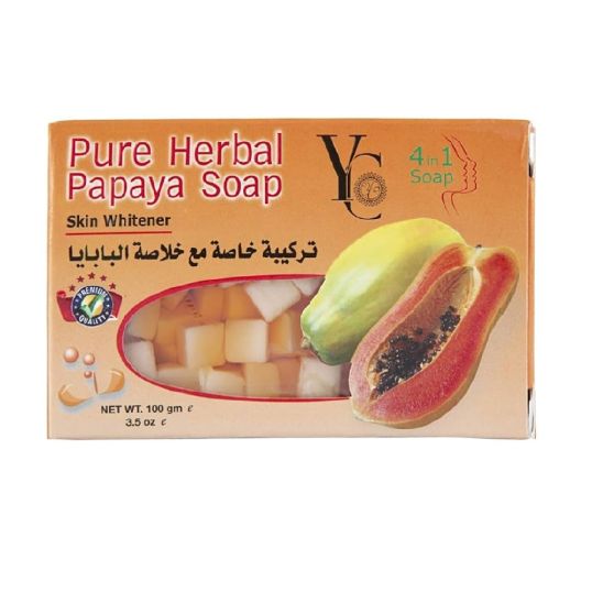 YONG CHIN PURE HERBAL PAPAYA SOAP 100 GMS