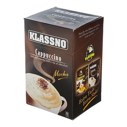 KLASSNO CAPPUCCINO WEINER MELANGE 8X18 GMS